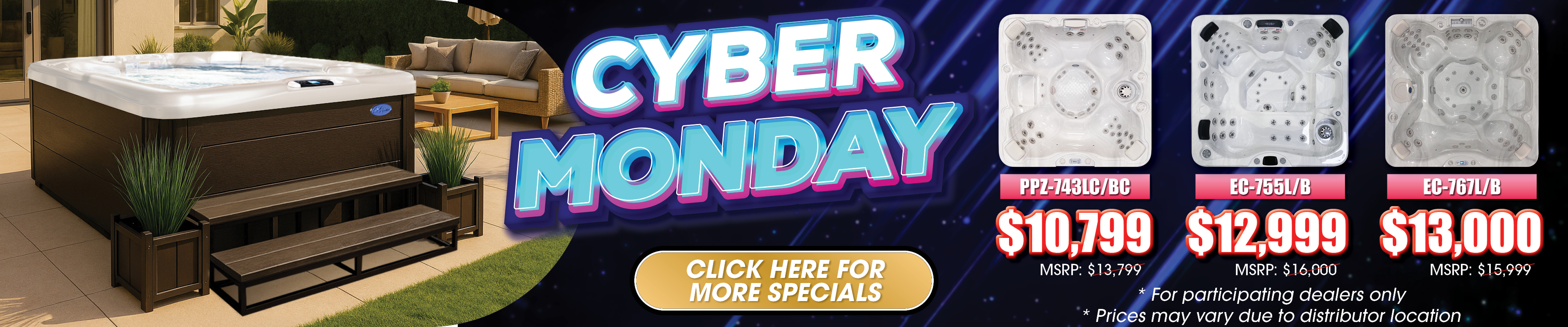 Calspas hot tub being used in a family setting - Palmbeach Gardens